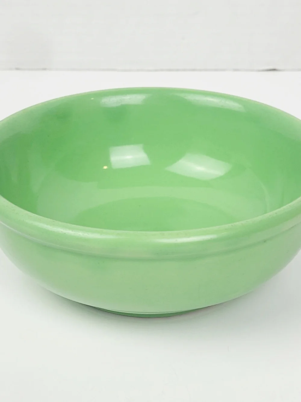 Vtg 40s 50s~FIRE KING Jadeite Cereal/Soup Bowl~Beaded Edge~Restaurant Ware~5.75